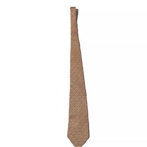 POLO University Ralph Lauren Silk Tie‎ Elegant Brown Patterned Men
